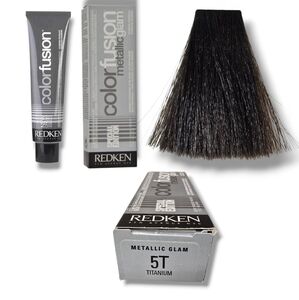 Redken Color Fusion Metallic Glam Permanent Hair Color 5T Titanium